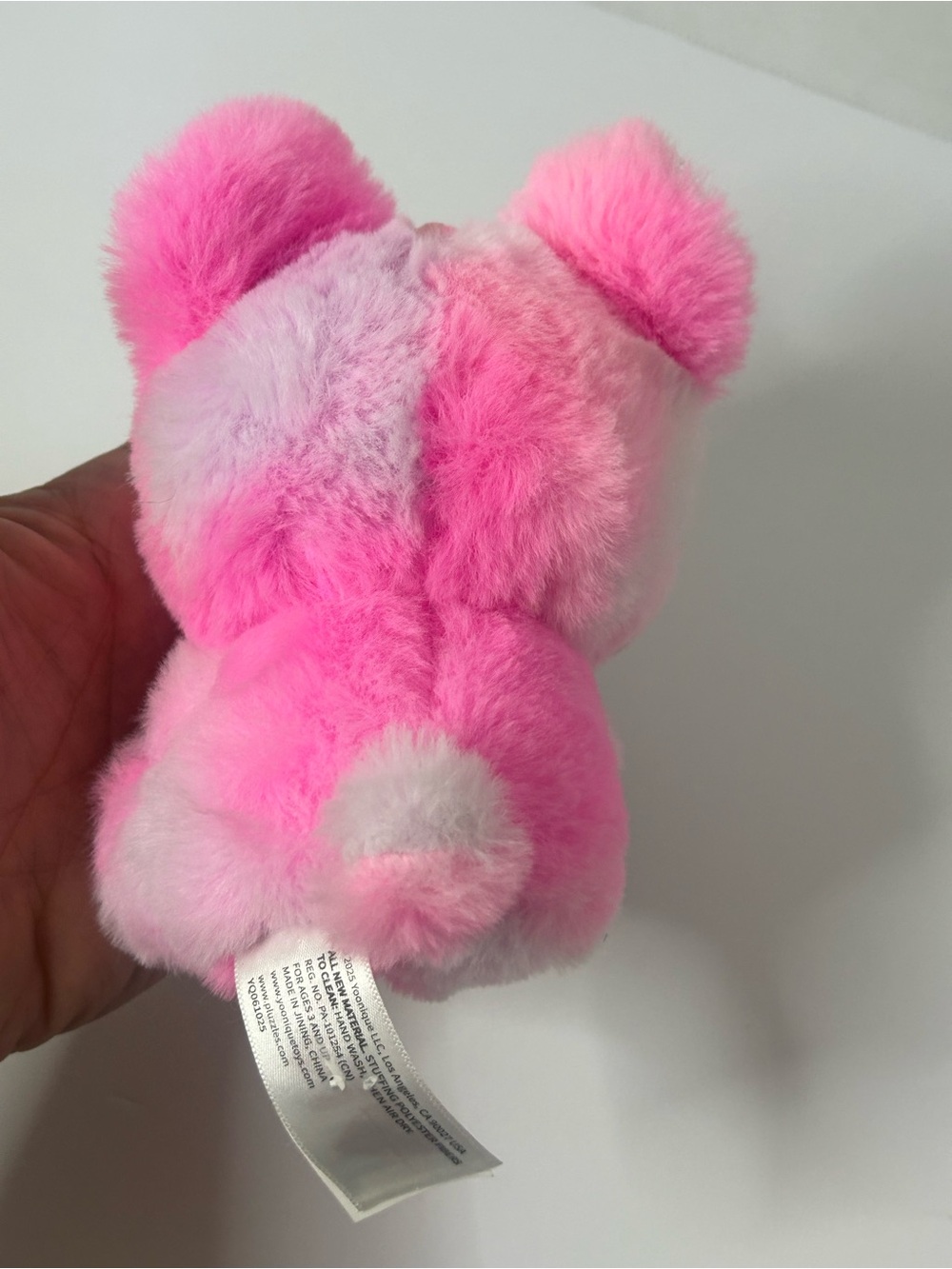 Pink Plush Bunny Character Keychain - Picture 4 of 7